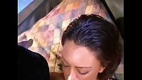 Francesca Sins Swallows a Glass Full of Cum