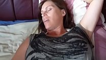 Brunette milf wife showing wedding ring probes ... Thumbnail