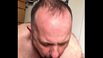 Great Blowjob from hot bearded bear cocksucker