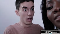 Jordi Fucking Two Ebony Pussies With One Bone -... Thumbnail