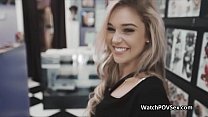 Hot couple busted at tattoo studio Thumbnail