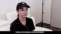 FamilyStrokes - Teen Barista Model Gets Fucked On Set By Photographer Thumbnail