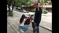 MY NEW FRIEND FROM UNIVERSITY WAS HELPING ME FIX MY MOTORCYCLE AND CHARGED ME WITH SEX