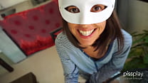 Stunning Girl does Blowjob, Cum in Coffee, Pee ... Thumbnail