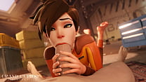 Overwatch Tracer Enjoys Big Delicious Cock Very Much