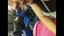 Public bus hand job