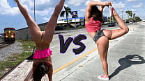 Bangbros - Battle Of The Big Ass Goats Abella Danger Vs Kelsi Monroe