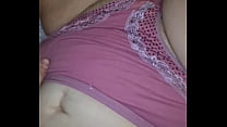 Homemade play with my Hairy old Wife's Pussy and Big tits.