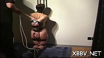 Chunky female tied up and forced to endure sadomasochism xxx Thumbnail