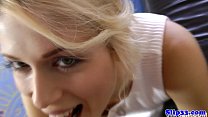 Czech babe blows old british then gets fucked Thumbnail