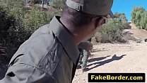 Hot Brunnette Latina Babe Fucked By the Law at the border's Thumb