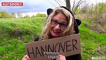 German MILF Picked Up and Fucked in the Bus Thumbnail