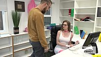 Gorgeous Office Whore Gets Destroyed By Random ... Thumbnail