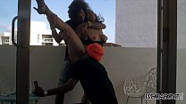 big booty latina hoe get anal fuck by two bbc Thumbnail