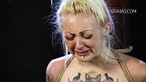 Faithful begs for breast whipping