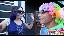 Huge cock for tight tranny's ga