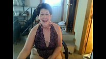 Old sag tittie butt slut enjoys singing on cam xvid Thumbnail