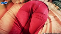 MEGA NATURAL TITS On This Teen Latin Blonde! BIG Cameltoe! Thumbnail