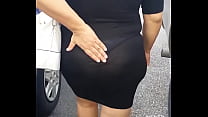 Transparent thong in the super