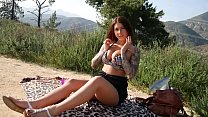 Felicity Feline masturbates with a buttplug out... Thumbnail