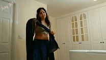Forced to suck grand father's cock - young daughter in saree learns kamasutra, abused, molested and groped POV Indian