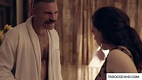 Mom see dad cuming on stepdaughter Thumbnail