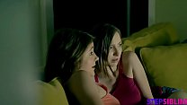 Teen Sister alice march Blackmailed By Her Step Brother's Thumb