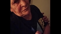 He can't resist eating my cock