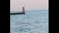 Blowjob on the beach in Jesolo Italy