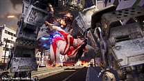 ウルトラレディ 街中 (カラータイマー付き)