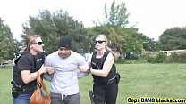 Cops Maggie And Joslyn Riding Long Black -snatc... Thumbnail