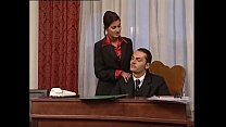 Hot secretary in mini skirt banged by her head ... Thumbnail