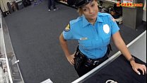 Huge boobs police officer fucked at the pawnsho... Thumbnail