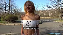 Public Agent Big cock gets blondes tight pussy ... Thumbnail