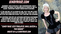 Sindy Rose sexy prolapse anal queen & the gnome