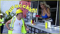 BANGBROS - Bridgette B Serves Sean Lawless Hot Dogs And A Pair Of Big Tits Thumbnail