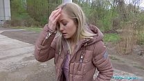 Public Agent Blonde runs from Police after fuck... Thumbnail