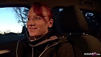GERMAN SCOUT - GINGER FRECKLES TEEN ELLA FUCK AT FIRST MEET AFTER ONLINE DATE