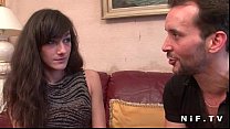 Small titted french brunette gets hard anal fucked Thumbnail