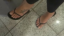 Goddess Grazi perfect feet in flip flops's Thumb