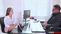 Blonde Babe Seduces Teacher
