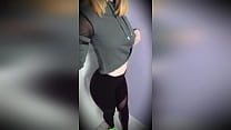 Pretty Russian 18 year old girl takes off her clothes on mobile phone camera's Thumb