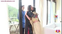 NRI Neighbor has Diwali sex with couple as her husband falls to the vice of drinking