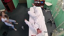 Slim patient gets bad doctors dick in office's Thumb