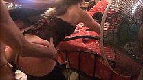Sexy O2, T&A 631 05 - Fuck party with a European Dressed in Patterned Panther Leggings With in Satin Lingerie