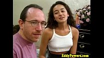 Petite teen masturbating in vintage porno Thumbnail