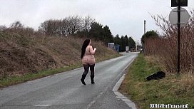 Fat amateur flasher Emmas...