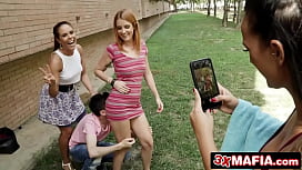 Lucky Perv Fucks Three...