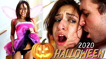 [12:59] cumshot facial teen petite fairy princess destroyed on halloween james deen sara luvv halloween 2020