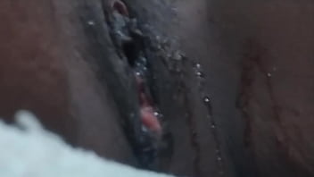 Pussy Black Shaved Sucker Closeup Squirt Ebony Masturbation Masturbate Bdsm...